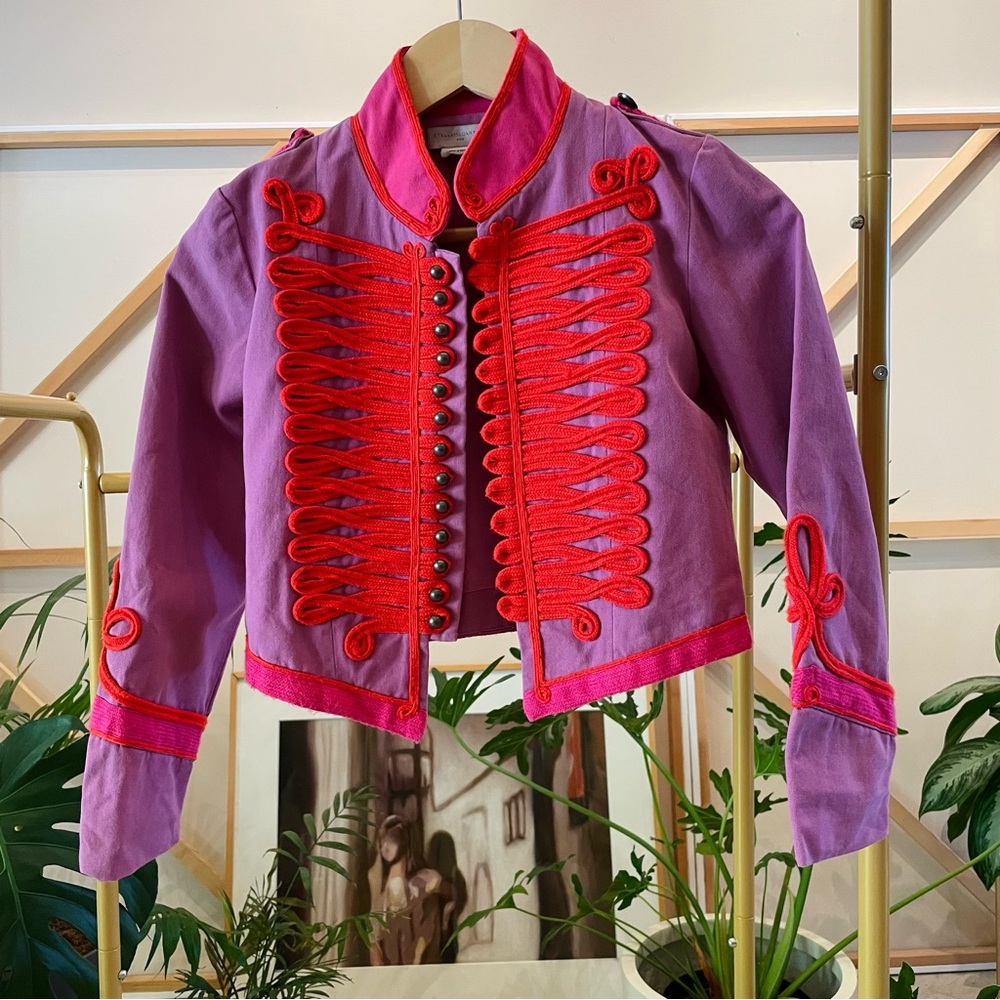 Stella McCartney Kids Purple and Red Blazer